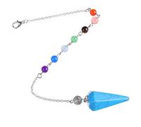 ORFOFE Colgante De Hexagonal Para y Sanación De Energía Para Ritual y Adivinación De Sintético Azul