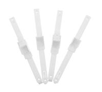 ORFOFE Conector de Riel para Barandilla de Cama, Accesorio de Plástico Blanco Fácil de Instalar y Limpiar, Adecuado para Camas de Niños y Adultos