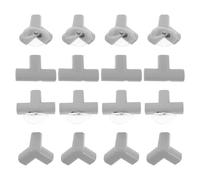 ORFOFE Conectores para Parques Infantiles de Plástico Resistentes con Junta y Triangulares Antideslizantes Compatibles con Tubos de Estabilizadores Aplicables para Vallas de Bebés