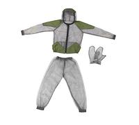 ORFOFE Conjunto de Ropa Protectora Exterior Mosquitos con Capucha Transpirable y Cierre Completo para Actividades Talla Xl Protección Solar Insectos