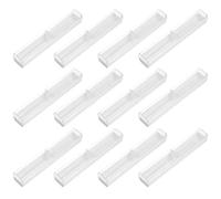 ORFOFE Contenedor Reutilizable para Bolígrafos 12 Piezas, Estuche Plástico Diseño Compacto para Cumpleaños y Oficina