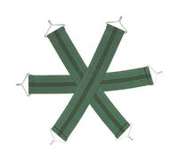 ORFOFE Correas De Repuesto para Sillas De Eslinga para Exterior, Juego De 3 Correas Elásticas Verdes, Accesorios para Reparación De Tumbonas Reclinables, Refuerzo Resistente y Flexible