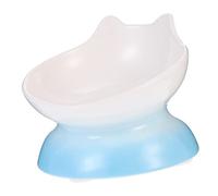 ORFOFE Cuenco Cerámico Antivuelco para Gatos y Perros Cuenco Plano Cerámica Resistente Apto para Microondas y Lavavajillas