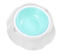 ORFOFE Cuenco para Mascotas Verano Refrescante Duradero Tazón para Gatos y Perros con Base Estable para Agua y Comida Color Verde