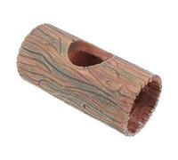 ORFOFE Cueva para Reptiles Decoración De Resina De Madera Flotante Refugio De Hueco De Árbol