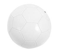 ORFOFE de Fútbol Blanco sin Rebabas de PVC para Manualidades Adecuado para Pintar y Decorar en Actividades Creativas Aire Libre