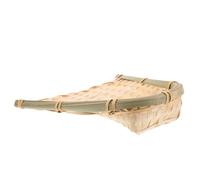 ORFOFE Decoración de Pared Creativa con Recogedor de Bambú Mano Colgante Artesanal Rústico Accesorio Funcional y Decorativo para Talleres DIY y Ambiente