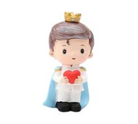 ORFOFE Decoración para Pastel Adorno de Resina de Príncipe Encantador, Accesorio para Cumpleaños y Eventos