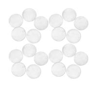 ORFOFE Discos de Conchas Naturales Capiz 3 Cm Doble Orificio, 100 Piezas para Manualidades, Colgantes y Campanillas de Viento, Suministros para Joyería y Decoración Bohemia