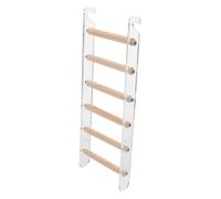 ORFOFE Escalera para Jaula de Aves Resistente y Segura Juguete de Escalada para Periquitos y Cacatúas Plataforma de Varios para Mascotas Pequeñas Mejora la Actividad Física y Bienestar