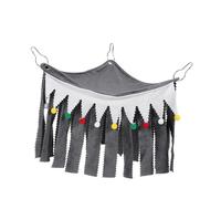 ORFOFE Escondite para Pequeños Animales Hamsters y Conejos, Hamaca Esquinera De Tela Suave, Tamaño Compacto Gris para Jaulas y Rincones, Adecuado para Ardillas y Chinchillas Jaulas Pequeñas