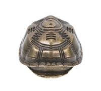 ORFOFE Figura de Tortuga de Buena Suerte Decorativa de Caparazón Dorado con Función de Adivinación Tradicional para Salud Riqueza y Prosperidad Ornamento Inspirado el I Ching y Filosofía