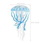 ORFOFE Figuras Educativas de Medusas para Modelo Plástico Seguro de Crecimiento de Medusas de 60g Decoración Oceánica para Acuarios y Juguetes Cognitivos Infantiles