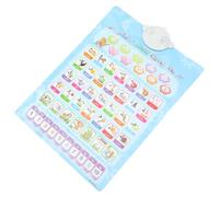 ORFOFE Gráfico Interactivo Electrónico de Aprendizaje para Pared Sonido, Póster Doble Cara del Abecedario en Inglés y Árabe, Material Duradero, Color Brillante, Adecuado para Aula