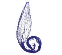 ORFOFE Hamaca Portátil para Acampar de Cuerda de Nailon Transpirable, Red de Malla Ligera Azul para Jardín, Playa y Senderismo, Soporte Persona, Adecuado para Viajes y Relajación al Aire