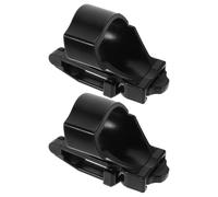 ORFOFE Hebilla de Liberación Rápida para Tubo de Snorkel Negro Clip Sujetamanguera para Buceo Resistente Corrosión Tamaño Único Pack de 2 Piezas Accesorios para Actividades