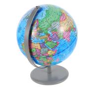 ORFOFE Hucha Globo Terráqueo Infantil Vinilo Resistente Decorativa con Base Estable Capacidad para Monedas y Billetes Compacto para Decoración de Habitación