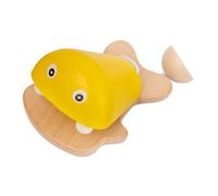 ORFOFE Juguete de Madera con Diseño de Pez Colorido Instrumento Musical para Duradero y Seguro para Desarrollo Auditivo y Coordinación Motriz para Educación Temprana