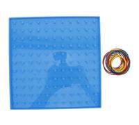 ORFOFE Juguete De Reconocimiento De Tablero De Clavijas Aprendizaje De Formas Y Geoplano Educativo Juguete para Tablero Recurso