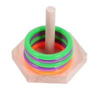 ORFOFE Juguete Educativo para Aves Mesa De Trucos De Madera para Periquitos y Juguete De Entrenamiento para Desarrollo De Inteligencia Animal