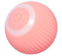 ORFOFE Juguete Interactivo para Gatos Pelota de con Sonido Resistente al Mordisco Bola Rodante Inteligente para Estimular Caza y Diversión Color Rosa