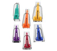 ORFOFE Kit de 6 Piezas para Hacer Cinta al Bies de 6 MM a 25 MM Herramienta para Ribetear Costuras y Quilts Máquina para Hacer Bies Pliegue y Doble Adecuado para Patchwork y Proyectos