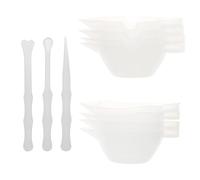 ORFOFE Kit de Herramientas para Mezclar Resina Epoxi 11 Piezas, Vasos Mezcladores de Silicona Reutilizables, Palitos para Mezclar, Cuchara y Barra de Silicona para Bricolaje