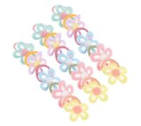 ORFOFE Lazos Pelo Niña 30 Unidades Flores Bandas Elásticas Suaves para Cabello Fino y Grueso Accesorios Coloridos para Fiestas y Uso Diario Tamaño Mini y Cómodo