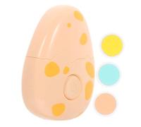 ORFOFE Lima de Uñas Eléctrica para Bebés Diseño de Huevo de Dinosaurio, Cabezales de Molienda Intercambiables y Plástico Seguro para Evitar Lesiones