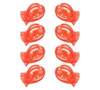 ORFOFE Marcador de Bolas de Golf 8 Piezas Rojo Plantilla para Dibujar Líneas de Alineación de Putting Clip Resistente y Portátil para Entrenamiento y Precisión Campo de Golf