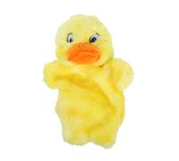 ORFOFE Marioneta de Mano Pato Amarillo de Peluche para Contar Cuentos Juguete Interactivo para Accesorio Regalo Educativo para Familias