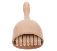ORFOFE Masajeador de Madera Corporal Multifuncional Rodillo de Raspado de Madera Herramienta de Masaje para Relajar Músculos Diseño Dientes Portátil para Desplazamientos para Piernas y Espalda