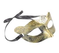 ORFOFE Máscara de Mascarada Retro de Media Cara para Hombres, Diseño Vintage Estilo Prince Jazz, Material Plástico Duradero, Tamaño 16,5 X 10 X 8,6 Cm, Adecuado para Carnaval, Halloween