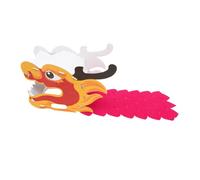 ORFOFE Material para Hacer Cabeza de Dragón de Papel DIY para Kit Seguro y Resistente para Manualidades Casa y Jardín de Infancia Fomenta Imaginación y Trabajo Equipo