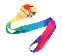 ORFOFE Medalla de Tenis de Mesa para Premios Deportivos de Aleación de Zinc Diseño Dorado y Cordón, Adecuado para Eventos Comunitarios y Escolares, Duradera y Elegante