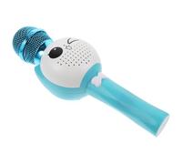 ORFOFE Micrófono Karaoke Infantil Azul Juguete Musical Educativo y Portátil para Microfono Juguete para Fiestas y Cantos de Canto para Cumpleaños y Eventos