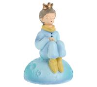 ORFOFE Mini Figura de Resina Principito Adorno de Escritorio Decoración de Resina con Diseño de Personaje de Dibujos Animados Figura Modelo para Hogar y Oficina