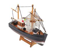 ORFOFE Modelo De Vela Simulado Decoración del Hogar Estatua De Mini Modelos De Barco De Vela Centro De Mesa Náutico De Madera Centro De Mesa para Fiesta Náutica