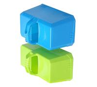 ORFOFE Molde para Hacer Ladrillos de Nieve y Arena 2 Piezas, Juguete de Invierno, Plástico Seguro Asa, Adecuado para Castillos y Juegos al Aire Libre Color Aleatorio Color Aleatorio