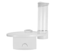 ORFOFE Organizador de Equipos de Plástico Blanco con Dispensador y Portavasos Bandeja para Procedimientos Dentales para Sala de Procedimientos Clínicos