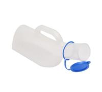 ORFOFE Orinal Portátil de Gran Capacidad para Hombre y Mujer Botella de Plástico Duradera con Tapa Resistente y Fácil de Limpiar para Pacientes y Uso Cama