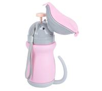 ORFOFE Orinal Portátil Infantil Rosa para Coche Urinario de Emergencia Reutilizable Botella para Viajes y Actividades al Aire Libre como Senderismo y Camping