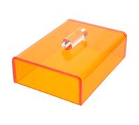 ORFOFE Pastillero Pequeño con Protección UV para Medicamentos, Caja Bloqueadora de Luz Ámbar Translúcida, Contenedor Reutilizable y Portátil Adecuado para Viajes y Uso Diario