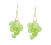 ORFOFE Pendientes Mujer Forma Racimo Colgantes Hechos Mano Joyería Fruta Delicada para Uso Diario y Eventos