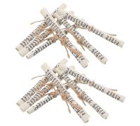 ORFOFE Pergaminos De Mezuzá Pequeños 12 Pcs Papel Tradicional Judaico Decorativo Religioso para Puerta Hogar Bendición Judía para Casa Nuevos Hogares