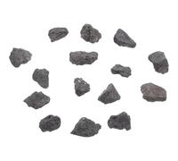 ORFOFE Piedra Volcánica Negra Natural para Peceras y Macetas, Roca Volcánica de 2-4 Cm, Paquete de 200g, Decoración Transpirable y Porosa para Acuarios y Plantas