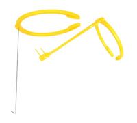 ORFOFE Pinzas de Inseminación para Cerdos de Granja Soporte para Inseminación Porcina Juego de 2 Unidades Acero Inoxidable Grande y Plástico Pequeño Accesorio para Salud y Cría