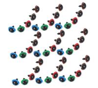 ORFOFE Plastic Safety Eyes with Washers Round Craft Eyes For DIY Puppets Crochet Animals Doll Making and Stuffed Toy Supplies