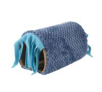 ORFOFE Plush Hamster Tunnel House Small Animal Hideout For Guinea Pigs Chinchillas and Bunnies Cozy Winter Nest and Easy To Clean Shelter For Pet Rest