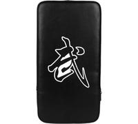 ORFOFE Protector Corporal de Boxeo Almohadilla de Patada Gruesa en PU 1 Par Negro Borde Rojo para Artes Marciales Muay Thai Kickboxing Entrenamiento Profesional